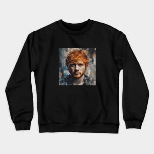 Portrait of Ed Sheeran Crewneck Sweatshirt